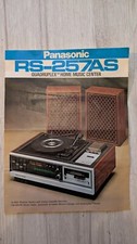 Vintage brochure Combiné Hifi Stéréo Panasonic  RS-257AS Japan