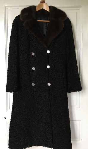 Astrakan manteau fourrure - manteau, de