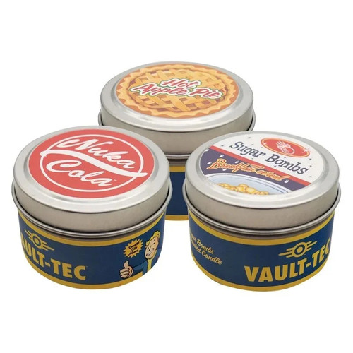 Fallout set 3 bougies - set,