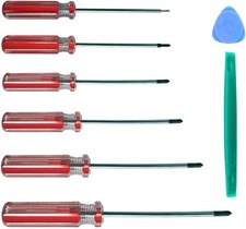 6 Pcs Tri-Wing Screwdriver Set Y Type 1.5mm 2.0mm 3mm 4mm 5mm 6mm Red 