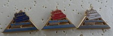 LOT 3 PIN'S COMPANY MANNESMANN TALLY PRINTER ZAMAC DECAT PARIS