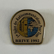 86 - Pin's 1er SALON RADIOCOMMUNICATIONS POUR TOUS BRIVE 1992