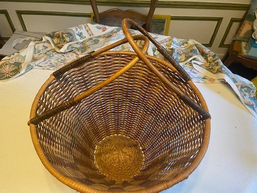 Grand panier osier avec - avec, 2