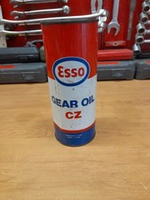 ancien bidon huile plein esso