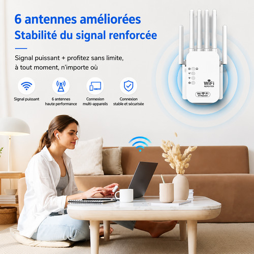 Répéteur wifi 1200mbps 4g - répéteur,