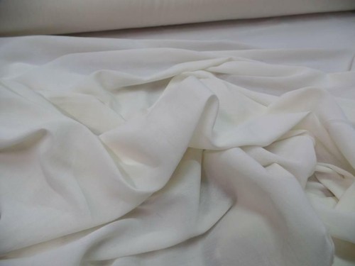 Lin viscose blanc - viscose,