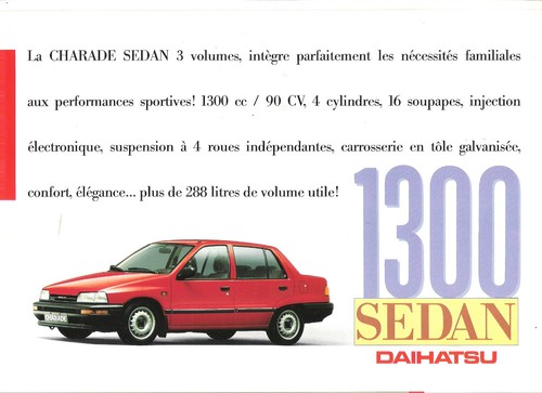 Daihatsu charade 1300 sedan - 1300,