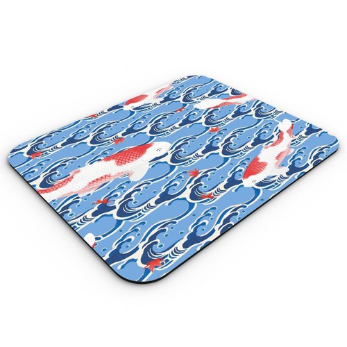 Tapis souris poisson koi - tapis,