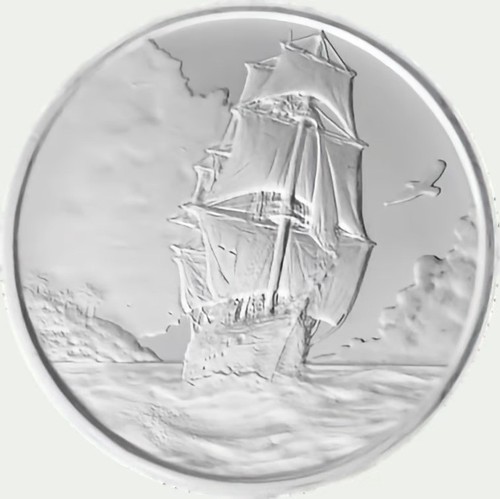 Ile ascension 1 dollar - ile, de
