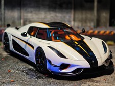 Koenigsegg Regera (2018) White 1/18 - GT391 - GT Spirit - Complète - Etat Neuf !