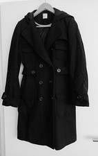 Duffle coat. Manteau noir a