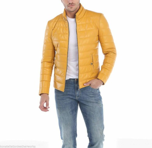 Veste cuir motard vintage slim