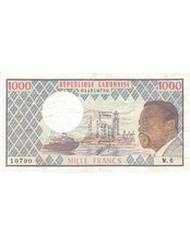 Gabon 1000 Francs Omar Bongo -