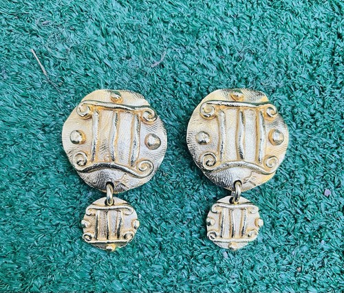 Boucles oreilles brutalistes - d'oreilles,