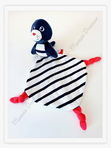 Doudou peluche phoque navire - doudou/peluche,