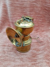 Miners  Early  Grier Bros Gee Bee CARBIDE LAMP with tipper