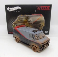 GC4368 HOTWHEELS / ELITE / GMC PANEL VAN MUD A TEAM / AGENCE TOUT RISQUES 1/43