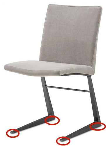 Pieds vissant screw chair - vissant,