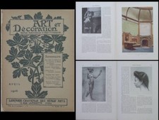 ART ET DECORATION - AVRIL 1906 - JEAN DAMPT, ARMAND RASSENFOSSE, EAU FORTE