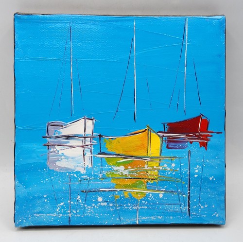 Peinture mixte sur - , jp
