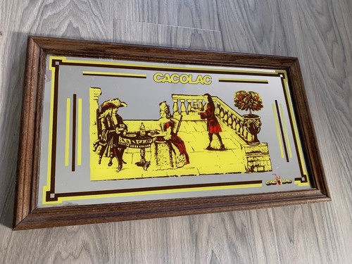 Tres rare ancien miroir bar - tres,