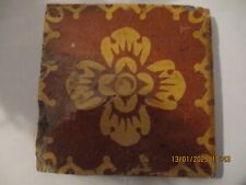 CARREAU ANCIEN XVIII EME ANTIQUE TILE TEGEL FLANDRE FLAMAND