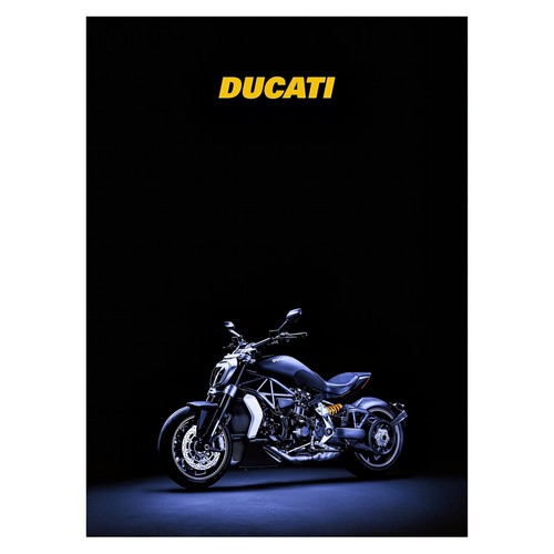 Affiche moto ducati - affiche, sombre
