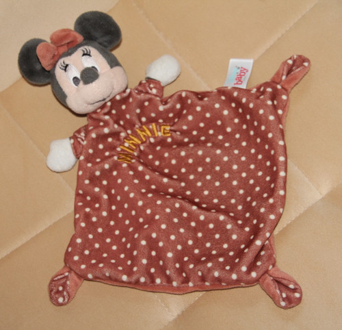 Doudou plat mouchoir minnie - plat/mouchoir,