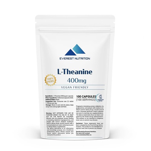 Théanine 400mg capsules - 400mg,