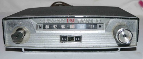 Tuner vintage mono crown - vintage,