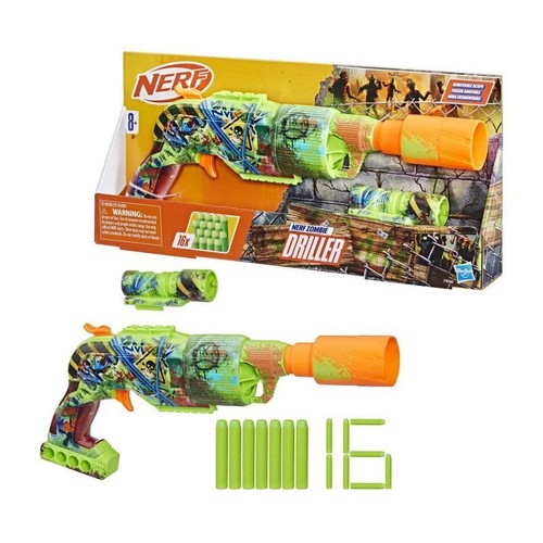 Nerf zombie driller blaster a - blaster,