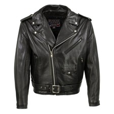 Blouson De Moto Police En Cuir