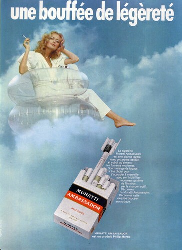 Publicité papier cigarettes - papier,