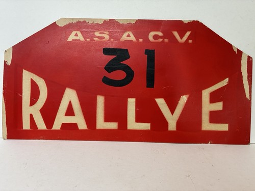 Rarissime plaque rallye var - plaque,