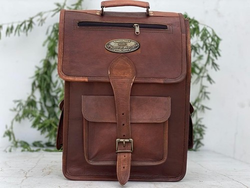 Sac dos vintage - dos, cuir