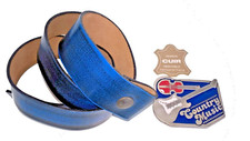 CEINTURE COUNTRY CUIR BLEU