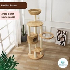 Arbre à chat bois robuste 155