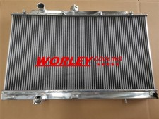 Aluminum Radiator for Mitsubishi Lancer EVO 4 5 6 IV V VI Manual CP9A/CN9A 96-01