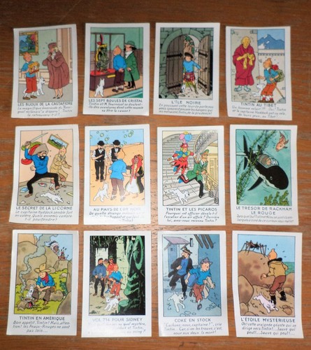 Chromos tintin herge - chromos,