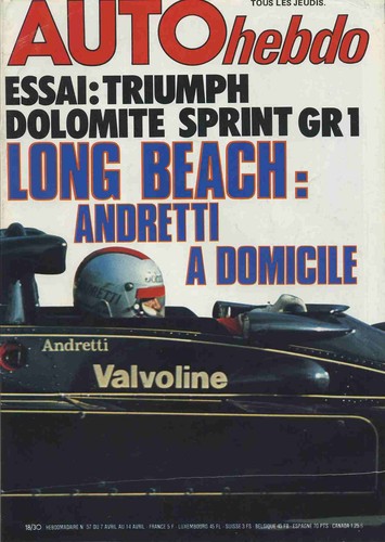 Auto hebdo 04 1977 gp - auto, 07/04/1977