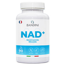 Bandini® NAD+ 90 gélules | Nicotinamide Riboside Chloride 300 mg |  3 mois | Veg
