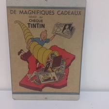LOT 2 PLAQUES METAL TINTIN -