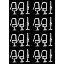 Rideaux Crochets 25 Pièces