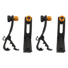 Lot de 4 pinces de fixation pour pied de micro batterie - Kit de fixation de