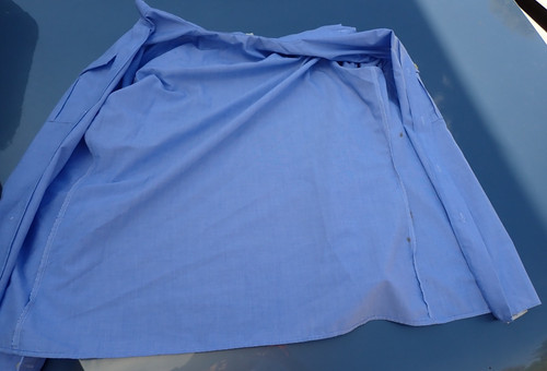Chemise bleue armee - bleue,