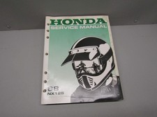 HONDA SERVICE MANUAL 1988 NX125