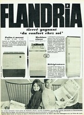 1966 Advertising 320 Advertising Flandria Oil Stove Washer Refrigerator