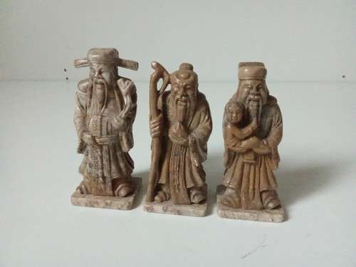 Lot statuettes en pierre - 3,