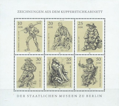 Allemagne rda feuille - rda, 1978