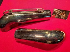 1986 Honda Shadow VT1100C Upper Right Left Exhaust Heat Shields With Hardware 